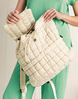 Natalie Quilted Puffer Backpack
