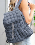 Natalie Quilted Puffer Backpack