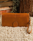 Bria Zip Around Wrist Strap Long Wallet