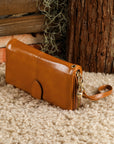 Bria Zip Around Wrist Strap Long Wallet