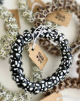 3PCS Leopard Printed Telephone Wire Hair Loop