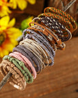 10pcs Boho Knotted Hair Ties