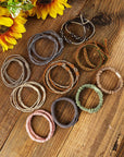 10pcs Boho Knotted Hair Ties