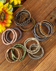 10pcs Boho Knotted Hair Ties