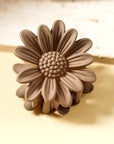 Small Boho Daisy Flower Hair Claw Clip