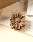 Small Boho Daisy Flower Hair Claw Clip