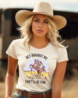 Bet Against Me That'll Be Fun Horse T-Shirt - Bourbon Cowgirl