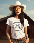 Bet Against Me That'll Be Fun Pistols T-Shirt Bourbon Cowgirl