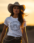 Bet Against Me That'll Be Fun Pistols T-Shirt Bourbon Cowgirl