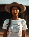 Bet Against Me That'll Be Fun Pistols T-Shirt Bourbon Cowgirl