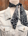 Black Western Skinny Mini Wild Rag Scarf / Cowgirl Necktie