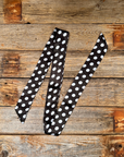 Black and White Western Skinny Mini Wild Rag Scarf / Cowgirl Necktie