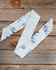 Blue and Green Western Skinny Mini Wild Rag Scarf / Cowgirl Necktie
