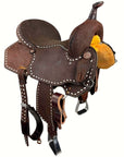 Buckstitched Barrel Saddle