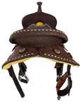 Buckstitched Barrel Saddle
