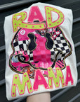 RAD MOM neon face tee or sweatshirt