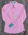 Ariat Women's Pink Stripe Kirby Shirt