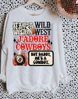 J’adore Cowboys Collage TEE or CREWNECK