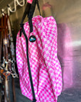 Checks Out (Pink/Pink) Luxury Tack Bag