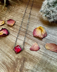 Pink choker Verascite - Valentine collection