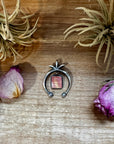 Naja Pendant with Purple Spiny Oyster & Yellow Tint – Sterling Silver – Native Made by MC