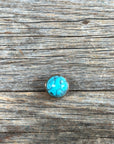 Round Turquoise Cabochon Western Concho 1/2" CABTQR