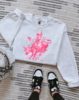 Pink Bull Rider TEE, CREWNECK or QUARTER ZIP