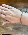 4 mm Hematite stretch bracelet