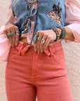 SALE The Everly Pant in Peach