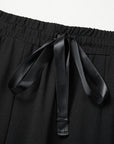 Wide Leg Black Lace Pants
