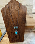 Egyptian turquoise necklace lariat
