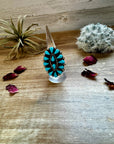 Ring - pick gour size turquoise ring and sterling silver