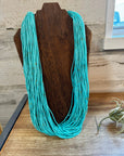Multi strand Kingman turquoise necklace