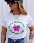 The Pink Saddle Shop Baby Tee