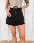 The Stella High Rise Denim Shorts
