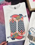Retro Boots TEE or CREWNECK