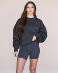 WARMUP PULLOVER | CHARCOAL