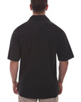 S/s Men's Lace Up Front Shirt - CM8S