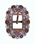 Copper AB Crystal Conchos Sizes from 1"-3" and Buckles