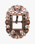 Copper Jet - AB - Crystal Conchos Sizes from 1"-3" and Buckles