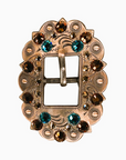 Copper Teal - Champagne - Topaz - Crystal Conchos Sizes from 1"-3" and Buckles