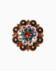 Copper Fire Opal - Teal - AB Crystal Conchos Sizes from 1"-3" and Buckles