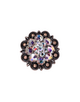 Copper AB Crystal Conchos Sizes from 1"-3" and Buckles