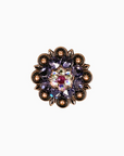 Copper Fuchsia - AB - Lilac Crystal Conchos Sizes from 1"-3" and Buckles
