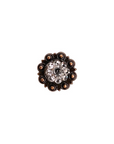Copper Clear Crystal Conchos Sizes from 1"-3" and Buckles