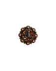 Copper Jet - Champagne - Topaz - Crystal Conchos Sizes from 1"-3" and Buckles