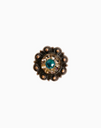 Copper Teal - Champagne - Topaz - Crystal Conchos Sizes from 1"-3" and Buckles