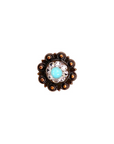 Copper Turquoise - Clear - Crystal Conchos Sizes from 1"- 3" and Buckles