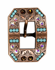 Copper Topaz - Turquoise - AB - Crystal Conchos Sizes from 1"-3" and Buckles