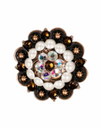 Copper Topaz - AB - Pearl - Crystal Conchos Sizes from 1"-3" and Buckles
